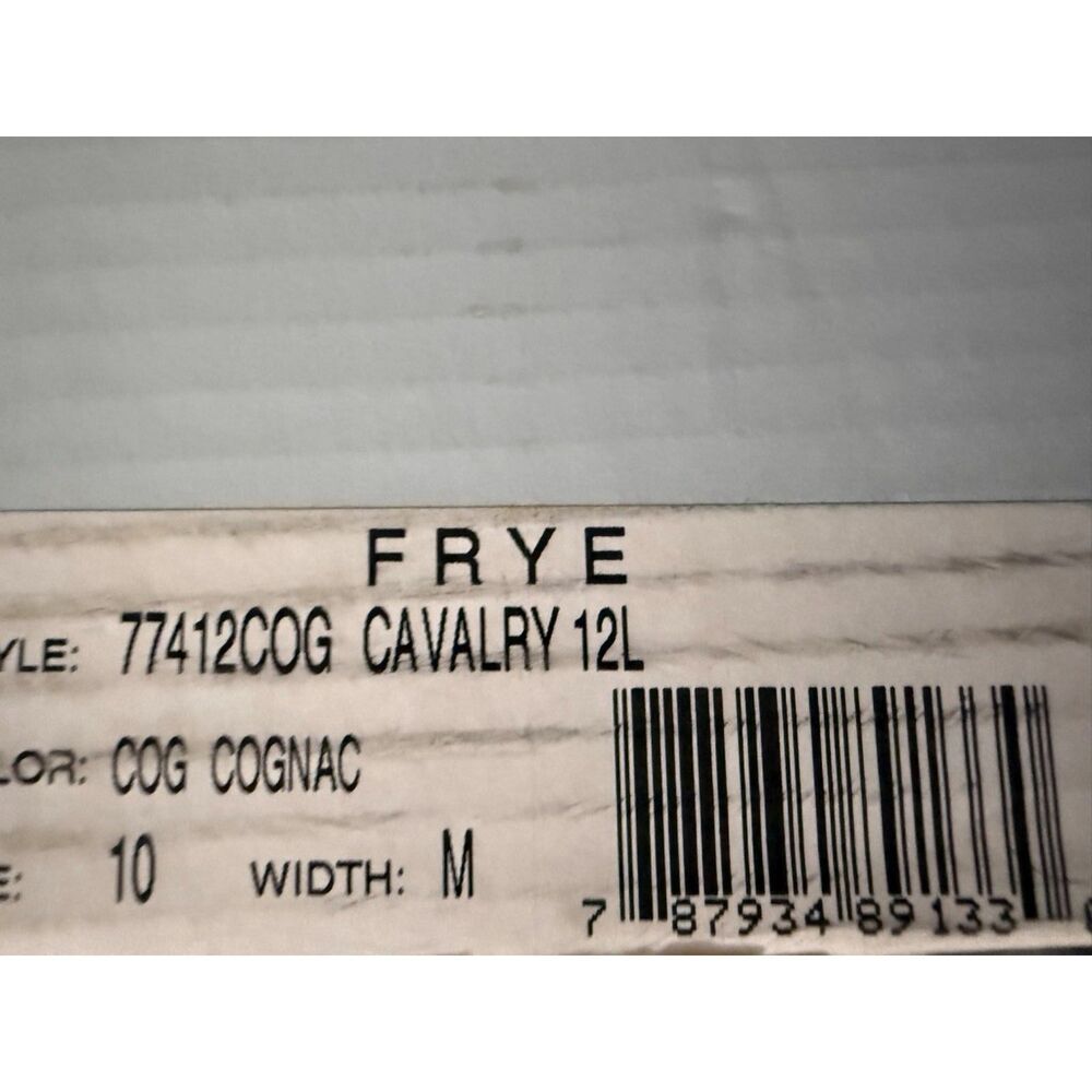 FRYE Cavalry 12L Cowboy Boots | Cognac Leather | Size 10M - Picture 2 of 2